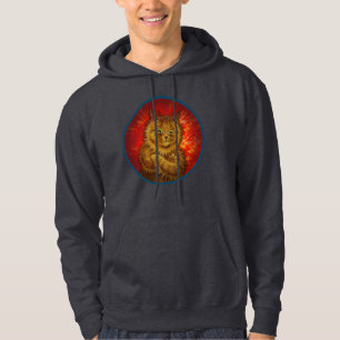 GINGER KITTY CAT BUDDY HOODIE