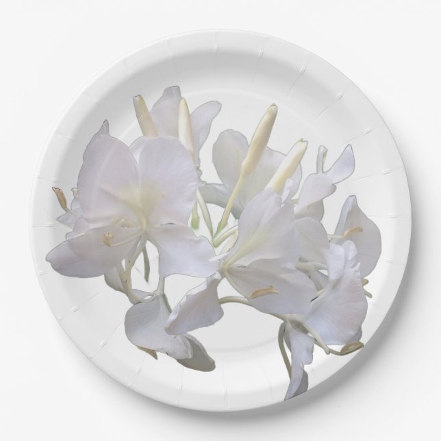 Ginger Lily Paper Plates (Front)
