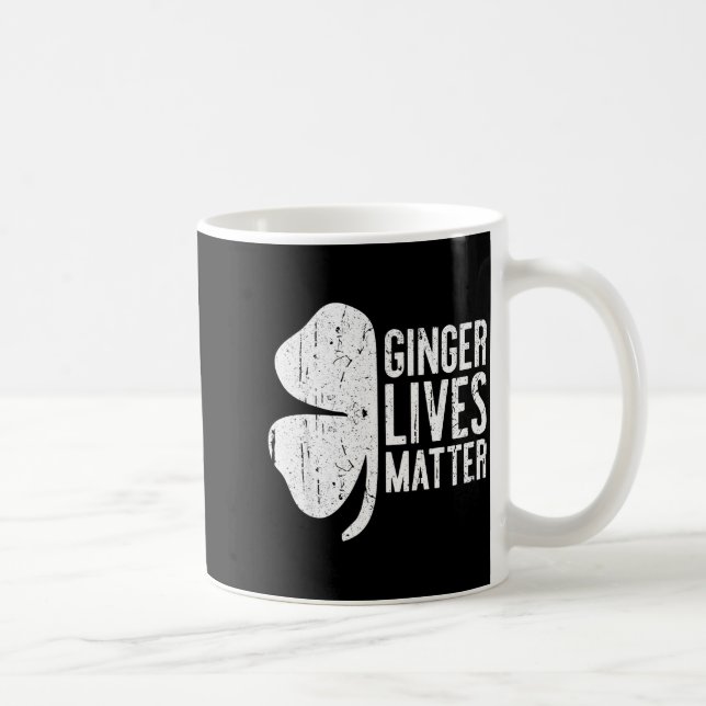 Ginger Lives Shirt Irish Men Women St Patricks Day Coffee Mug (Right)