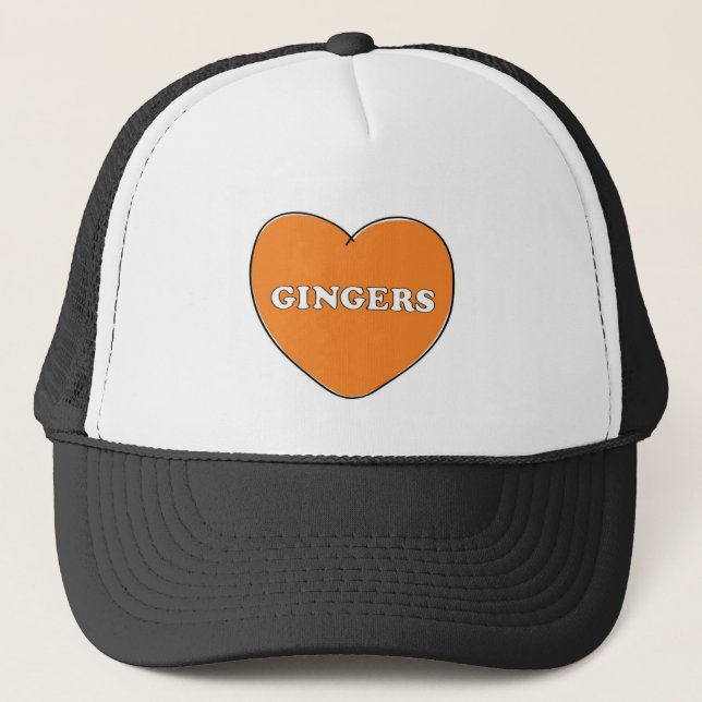 Ginger Love Trucker Hat (Front)