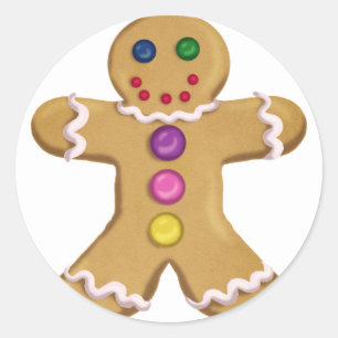 Ginger Man Classic Round Sticker