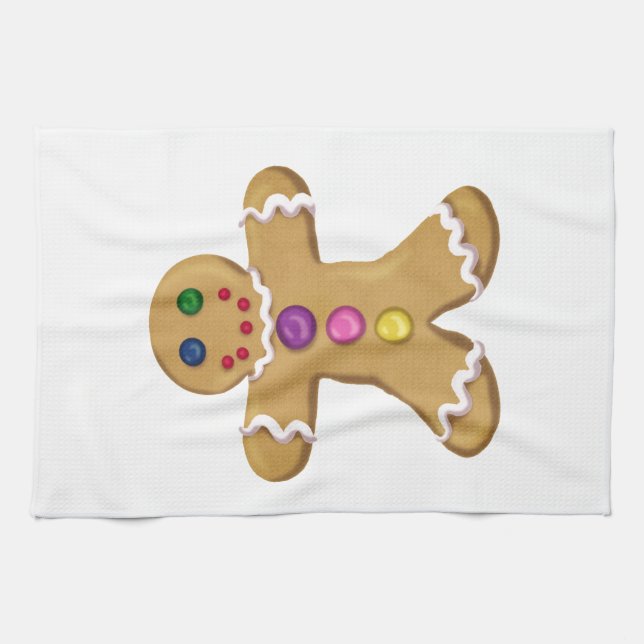 Ginger Man Tea Towel (Horizontal)