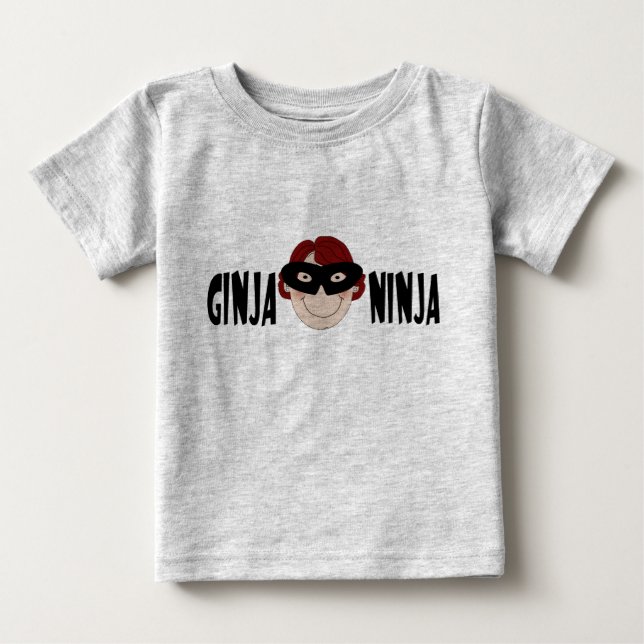 Ginger Ninja Baby T-Shirt (Front)