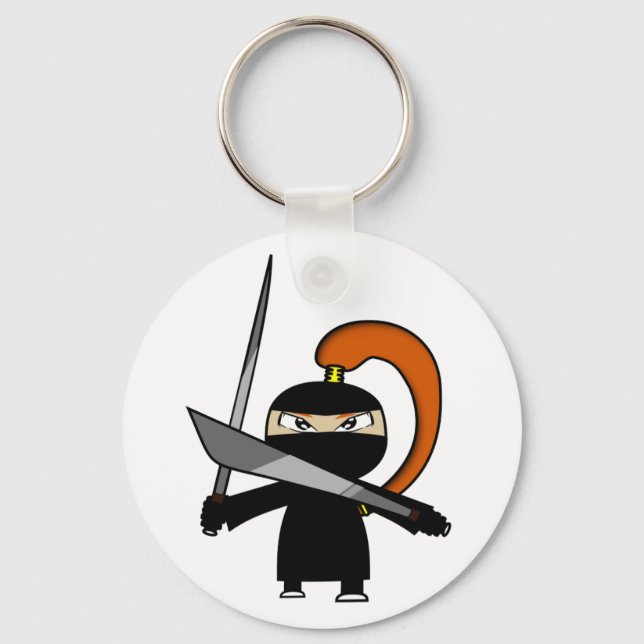 Ginger Ninja Figure 3 Key Ring (Front)