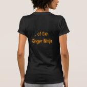 ginger ninja ladies tshirt (Back)