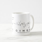 Ginger peptide name mug (Front Right)