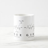 Ginger peptide name mug (Center)