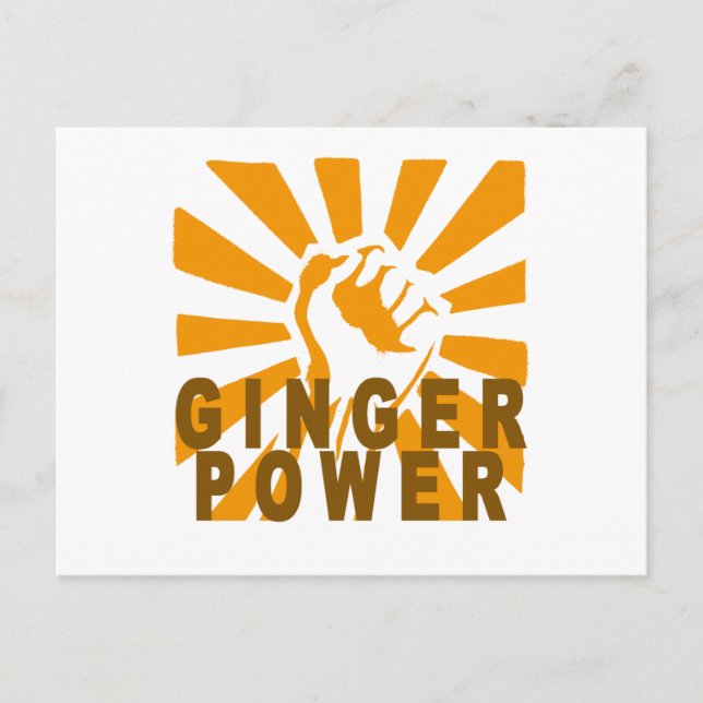 Ginger Power M.png Postcard (Front)