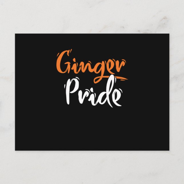 Ginger Pride Redheads Freckles Red Hair Redhead Gi Postcard (Front)