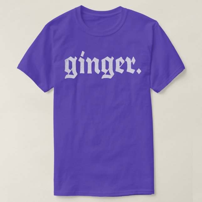 Ginger Redhead Pride Design T-Shirt (Design Front)