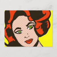 Ginger Snap Comic Book Postcard