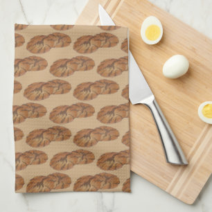Ginger Snaps Gingersnap Biscuit Ginger Nut Cookies Tea Towel