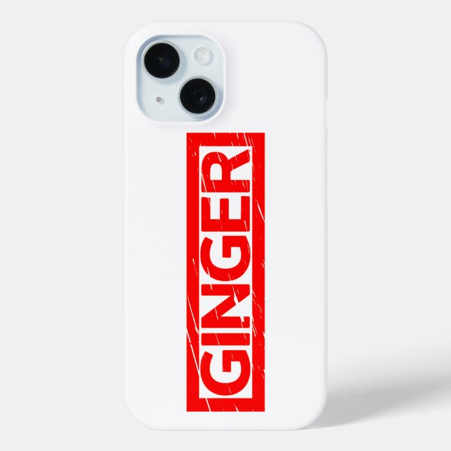 Ginger Stamp Case-Mate iPhone Case (Back)