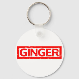 Ginger Stamp Key Ring