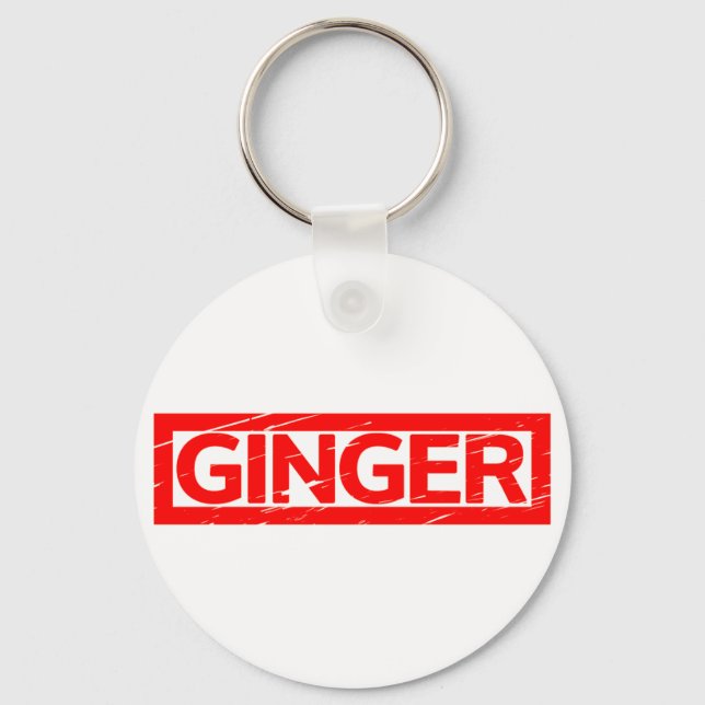 Ginger Stamp Key Ring (Front)