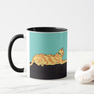 Ginger Striped Cat Mug