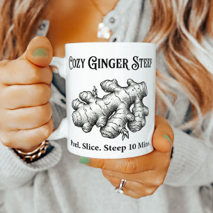 Ginger Tea Steep Guide  Coffee Mug