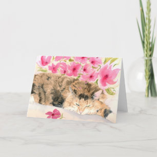 Ginger the Cat Greeting Cards