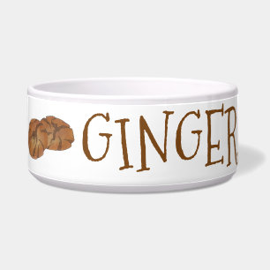 Ginger the Dog Gingersnap Nut Biscuit Cookie