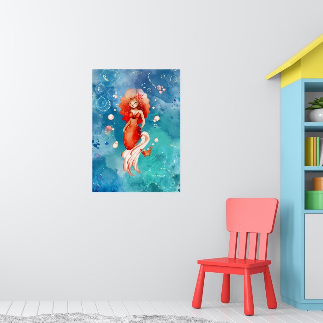Ginger the Mermaid  Poster (Nursery 1)