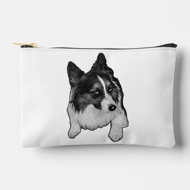 Ginger-Twirl Zip Pouch (Front)