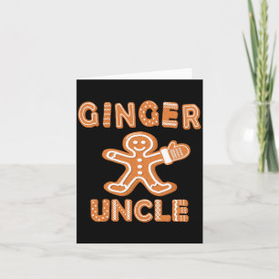 Ginger Uncle Gingerbread Family Matching Group Card