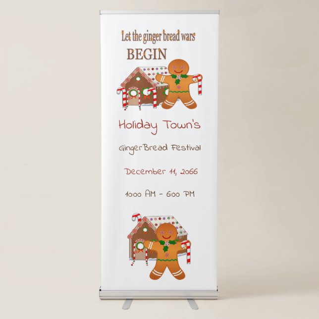 Ginger Wars Retractable Banner (Front)