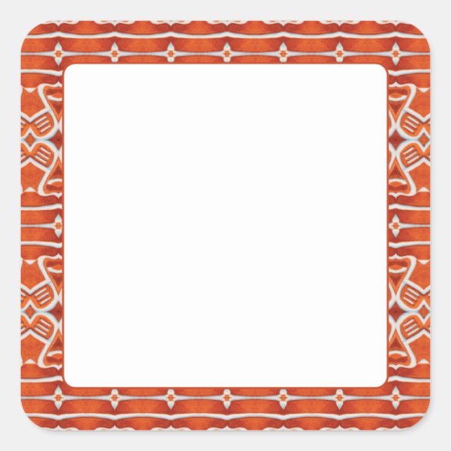 GINGERBREAD 1.5" Square Matte Stickers (Front)