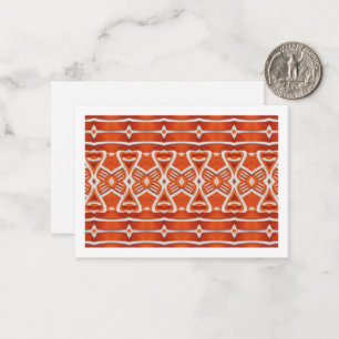 GINGERBREAD 3.5x2.5 Flat Card / Horizontal