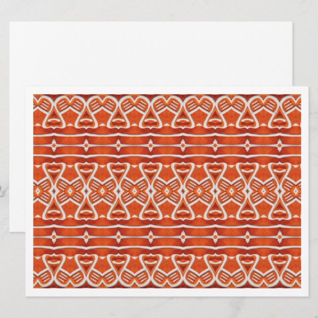 GINGERBREAD 6.5x8.75 Flat Card / Horizontal (Front/Back)