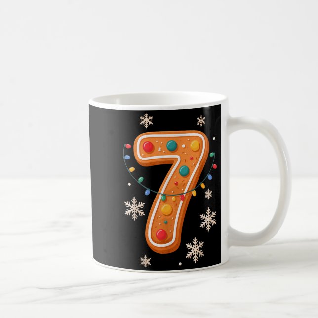 Gingerbread 6 7 Meme Christmas Matching Couple Boy Coffee Mug (Right)