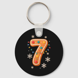 Gingerbread 6 7 Meme Christmas Matching Couple Boy Key Ring