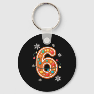 Gingerbread 6 7 Meme Christmas Matching Couple Boy Key Ring