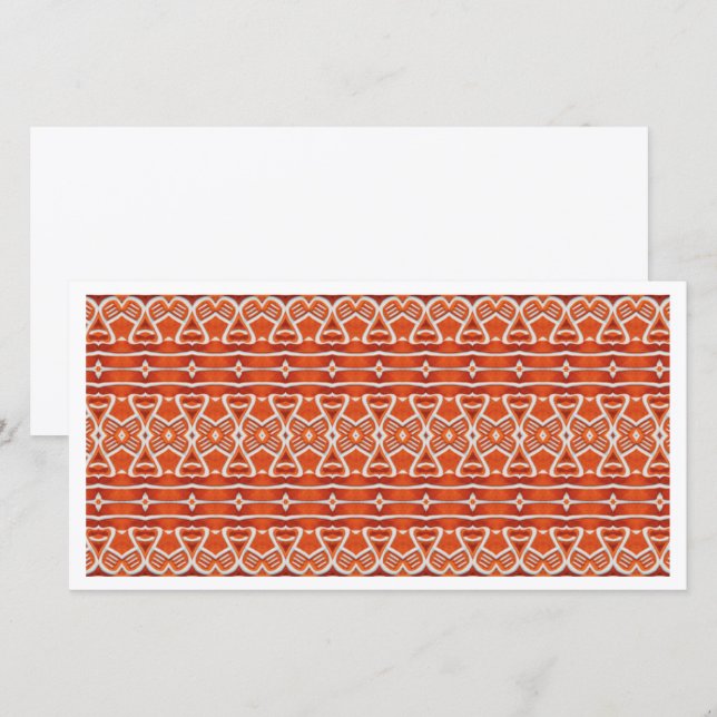 GINGERBREAD 8x4 Flat Card / Horizontal (Front/Back)