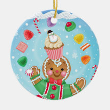 Gingerbread and Candy Ornament