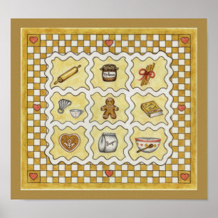 Gingerbread  Art Print Poster