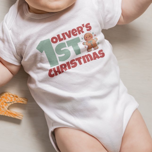 Gingerbread Baby's First Christmas Baby Bodysuit (Creator Uploaded)