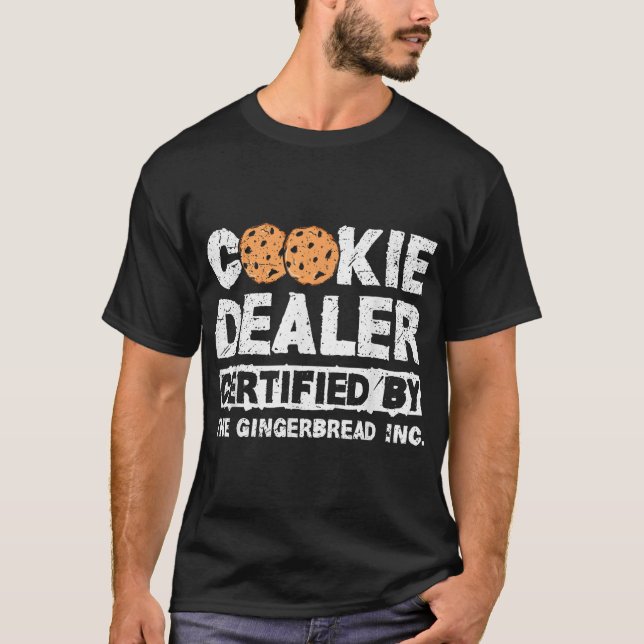 Gingerbread Bakery Christmas Cookie  T-Shirt (Front)