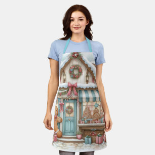 Gingerbread Bakery House Apron
