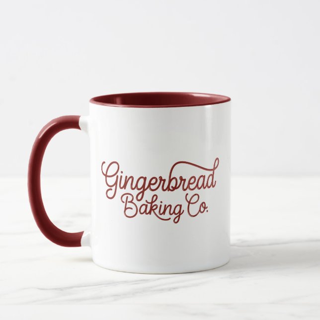 Gingerbread Baking Co Christmas  Mug (Left)