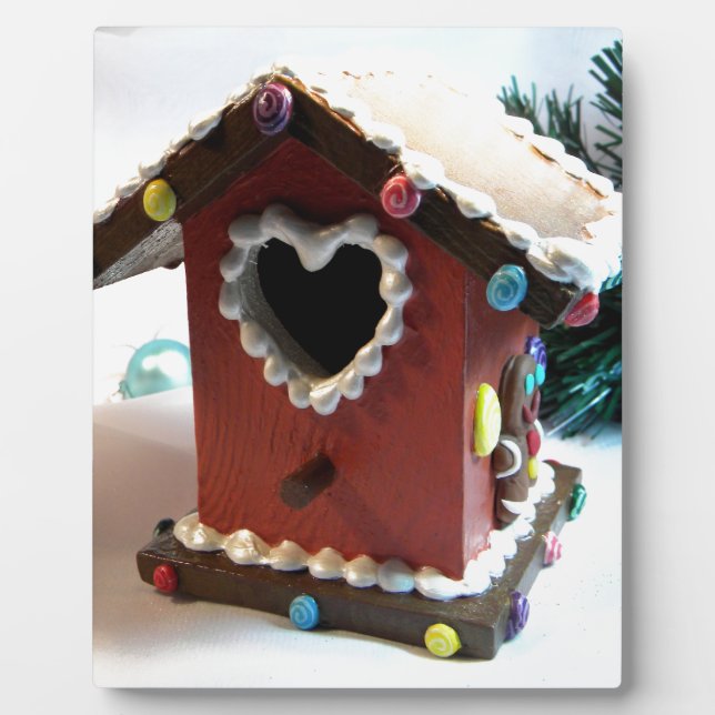 Gingerbread Birdhouse Plaque (Front)
