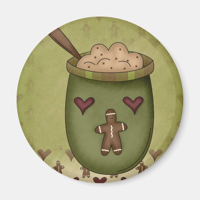 Gingerbread Bowl Magnet (Front)