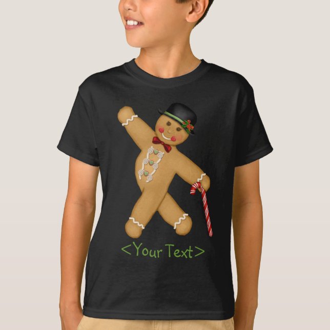 Gingerbread Boy - Customise T-Shirt (Front)