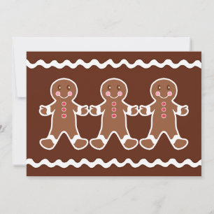 Gingerbread Boy Invitations