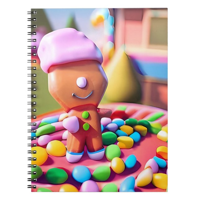 Gingerbread Boy Makes Good - Ken Gauge Art Notebook (Front)