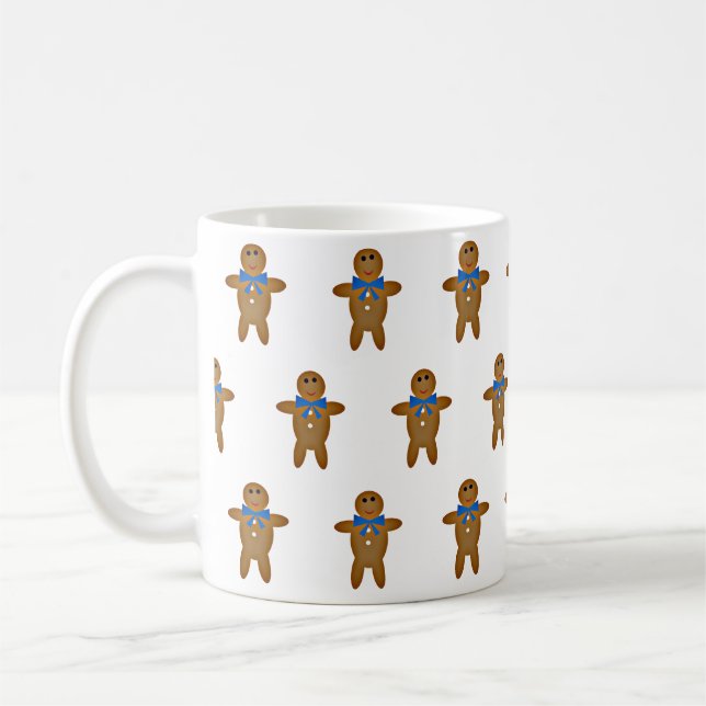 Gingerbread Boy on Coffee Mug (Left)