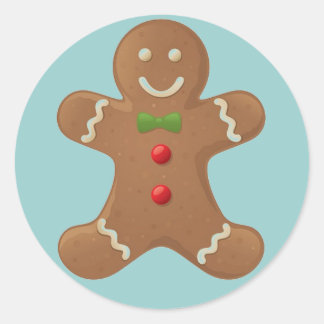 Gingerbread Boy Sticker