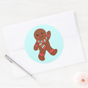 Gingerbread Boy Sticker