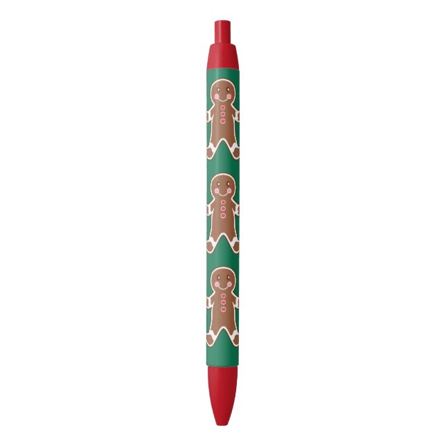 Gingerbread Boys Christmas Writing Pens (Front Vertical)