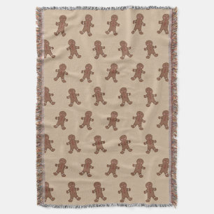 Gingerbread Boys Throw Blanket